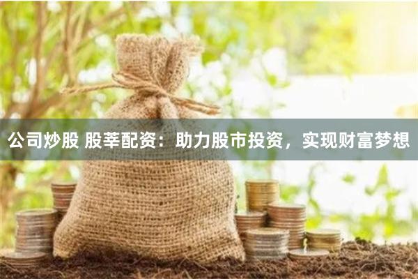 公司炒股 股莘配资：助力股市投资，实现财富梦想